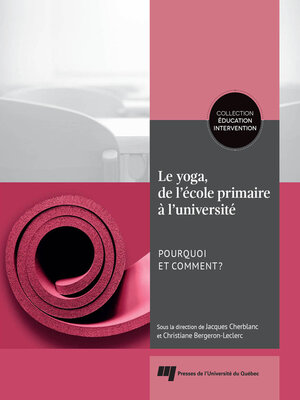 cover image of Le yoga, de l'école primaire à l'université